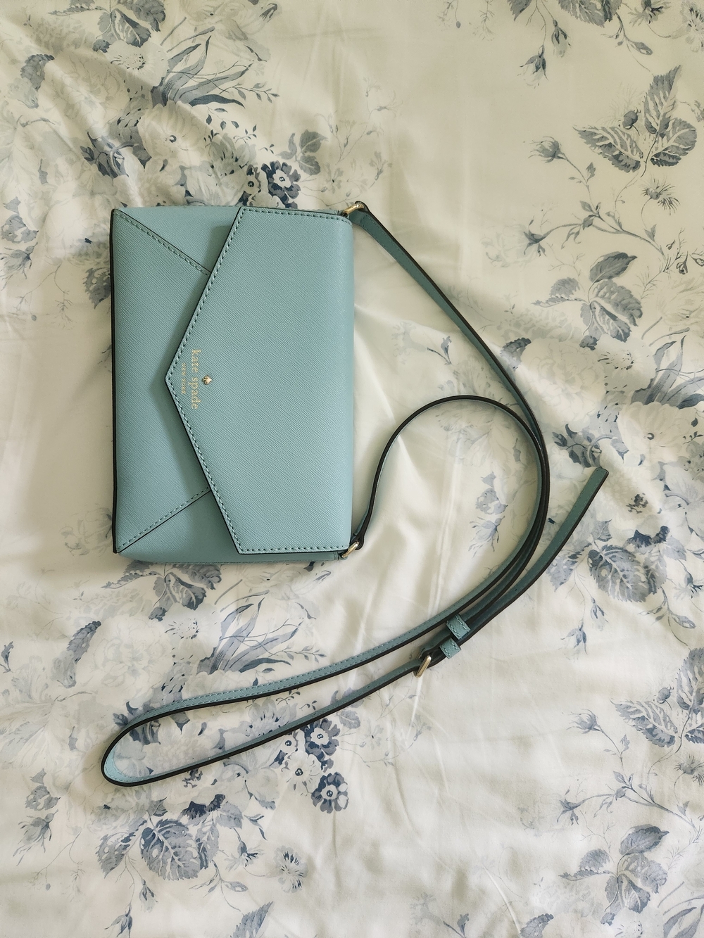 kate spade Seafoam Envelope Crossbody Bag